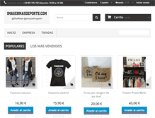 Tablet Screenshot of imagenmasdeporte.com